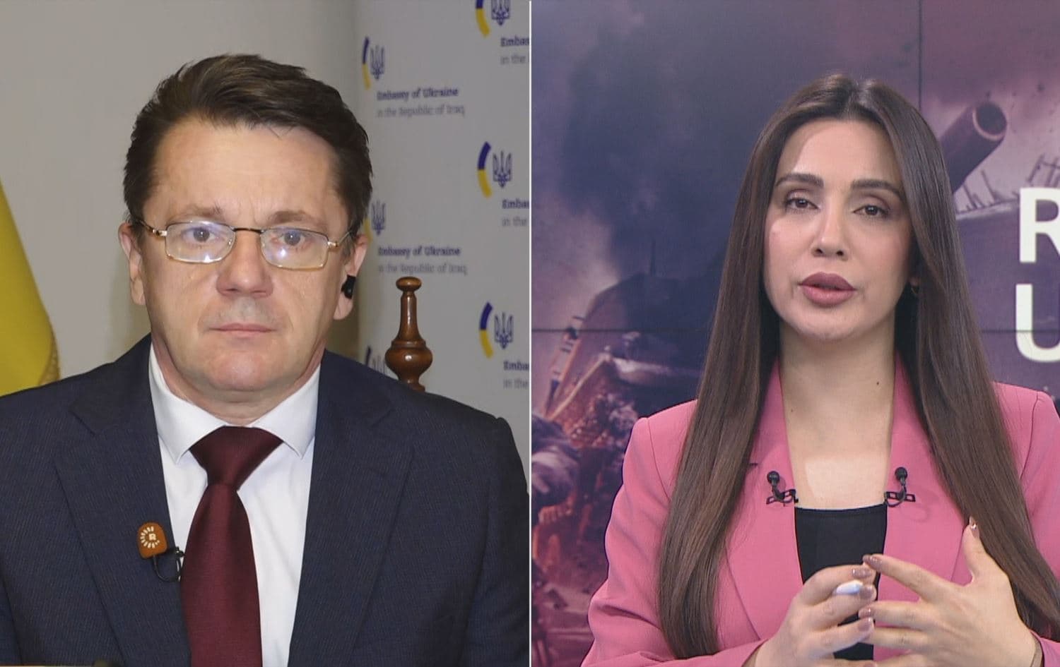 باڵیۆزی ئۆکراینا لە عێراق: زۆر دڵتەنگم بۆ ئەو گەنجە عێراقییانەی لە جەنگێکدا بەشدارن، کە جەنگی ئەوان نییە 