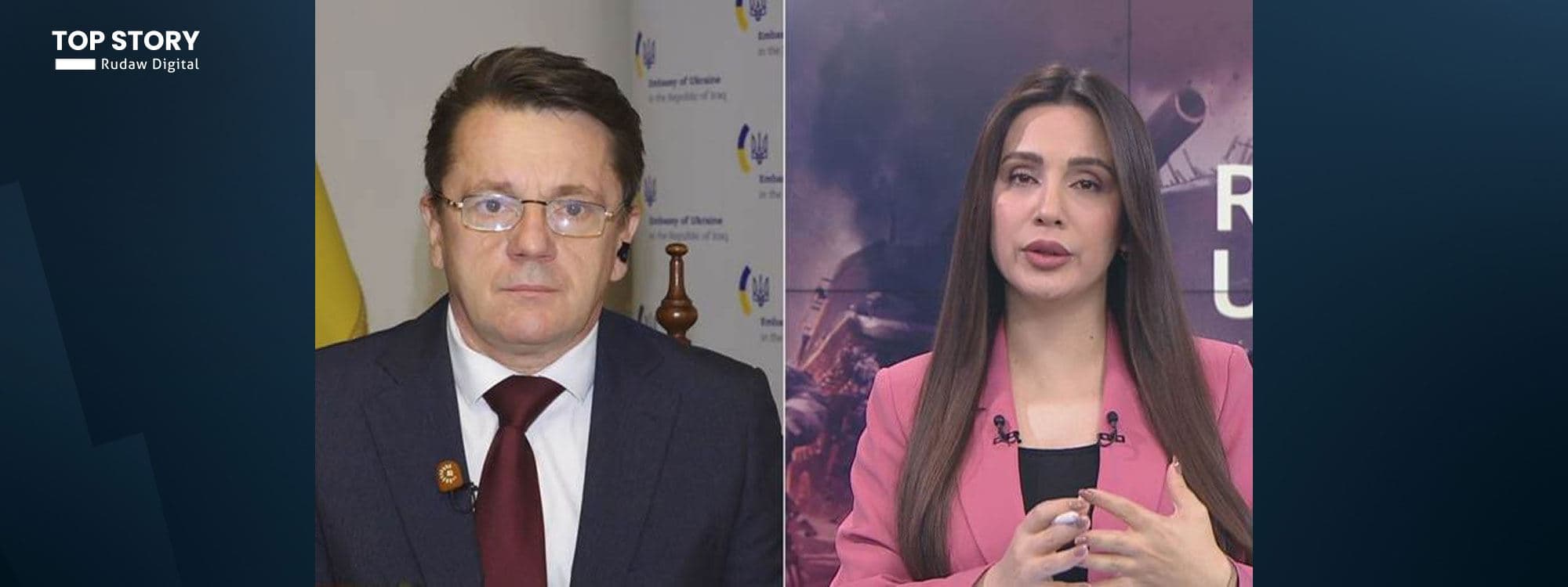 Balyozê Ukraynayê: Rûsya ciwanên Îraqî dixapîne û dibe şer