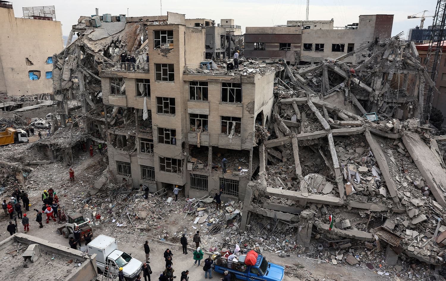 Israel, US strikes pound Iran on thirteenth day of war