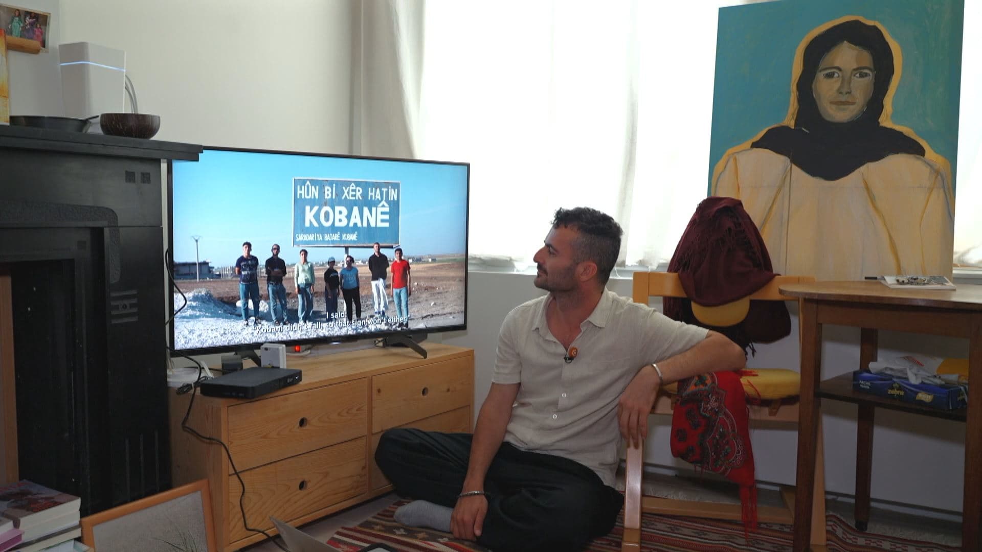 Îsmaîl Mamo li Kobaniyê sînemaya gerok ava kir