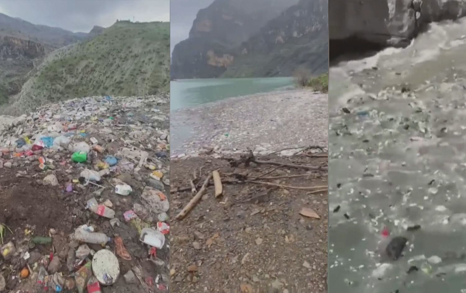 Çemê Hîzilê di nav zibil û gilêşê Qilabanê de maye