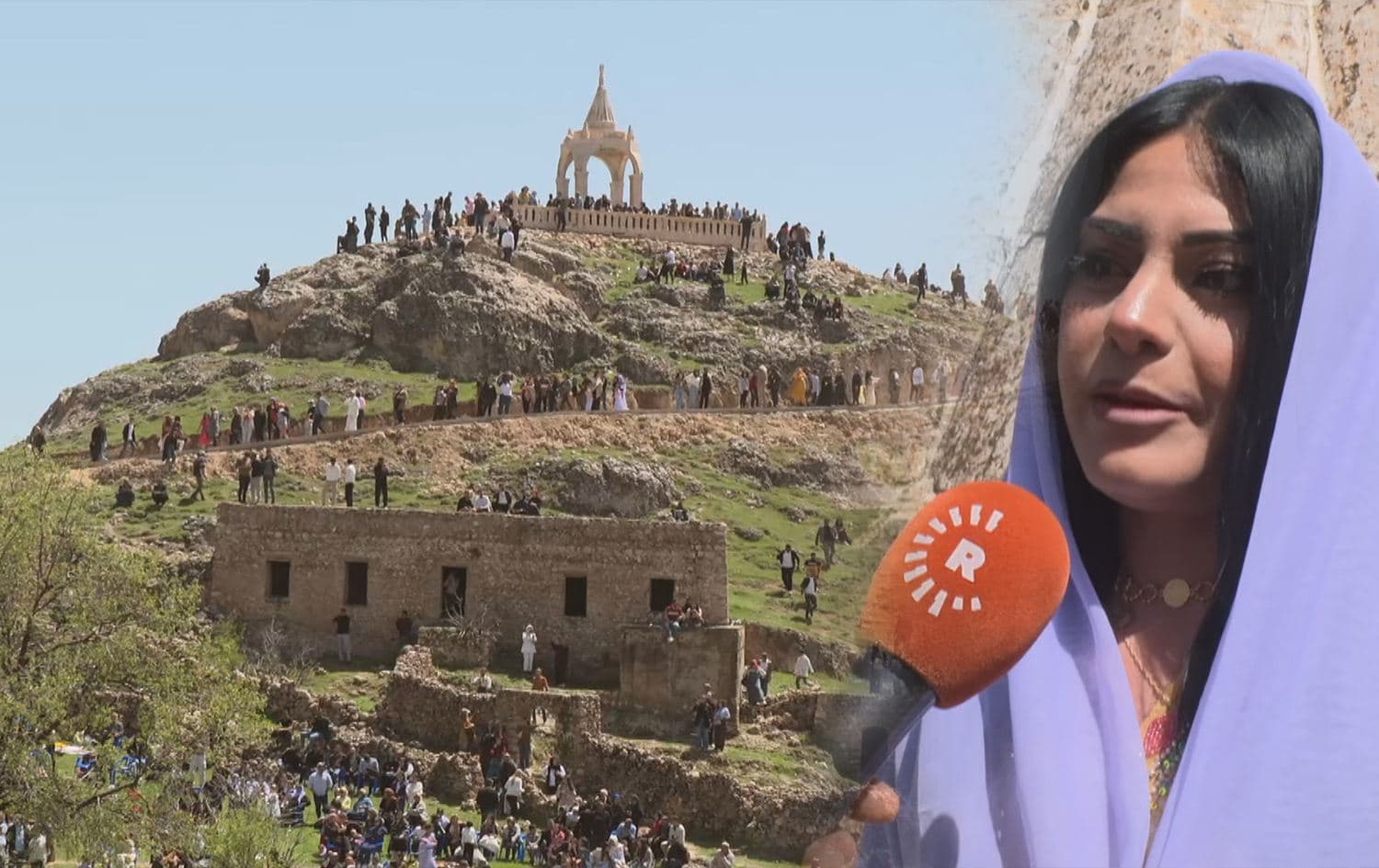 Li ‘Lalişa Biçûk’ coşa Çarşema Sor: Bi hezaran kes li Kiwêxê kom bûn