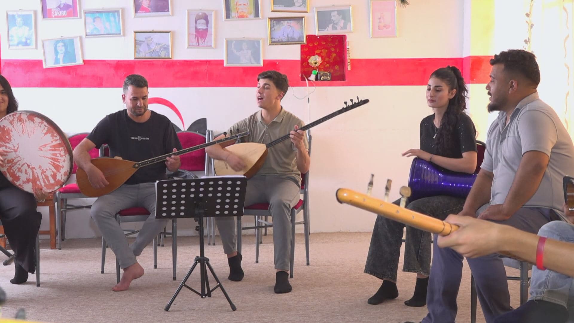 Young people showcase musical skills in Shingal