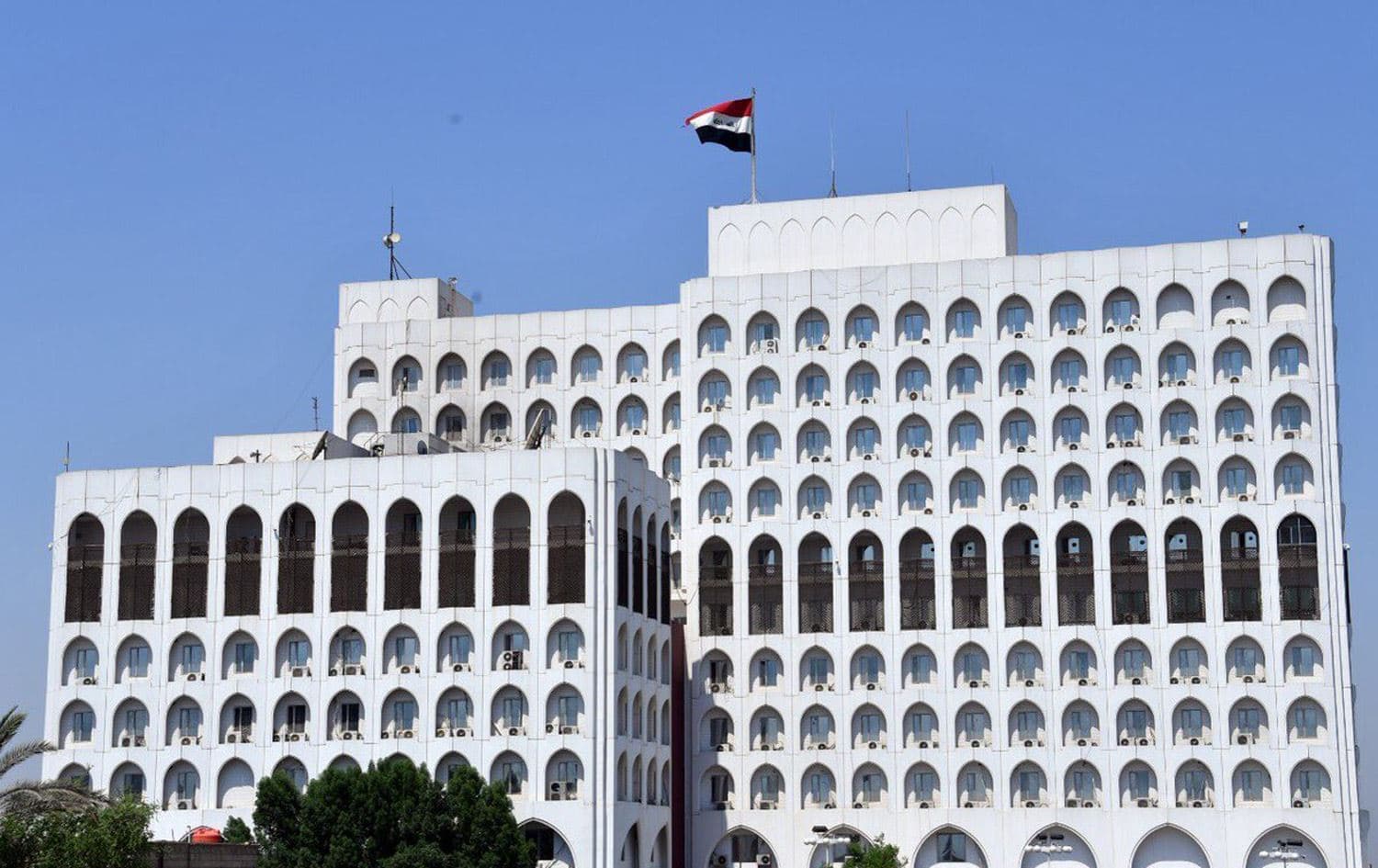 The Iraqi foreign ministry building in Baghdad. File photo: INA